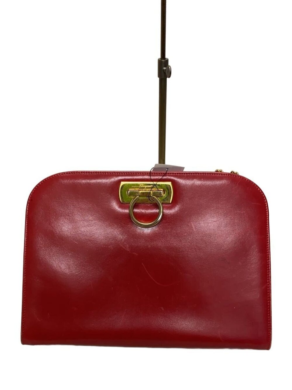 Salvatore Ferragamo Shoulder Bag Leather RED